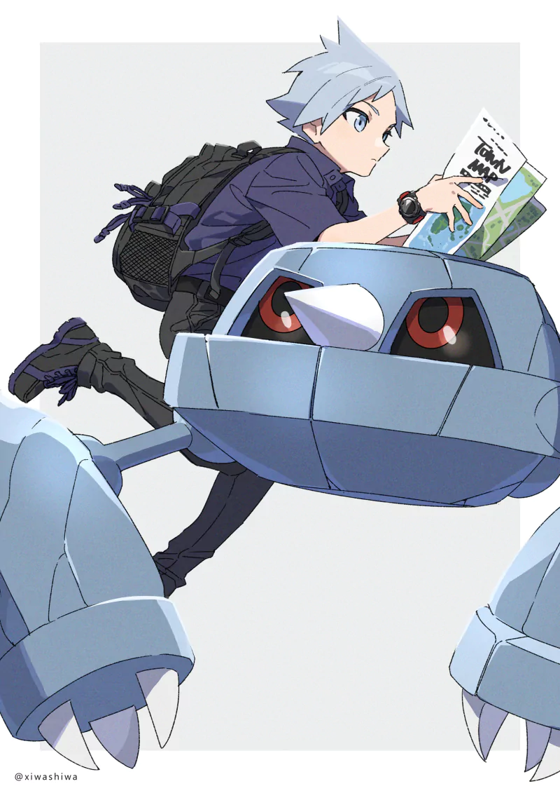 backpack Pokemon Steven Stone (Pokémon) Metang (Pokémon) video game Pokémon: Omega Ruby and Alpha Sapphire Image