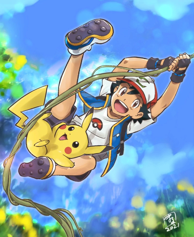 cap Pokemon Ash Ketchum Pikachu Anime Pokémon the Movie: Secrets of the Jungle Image
