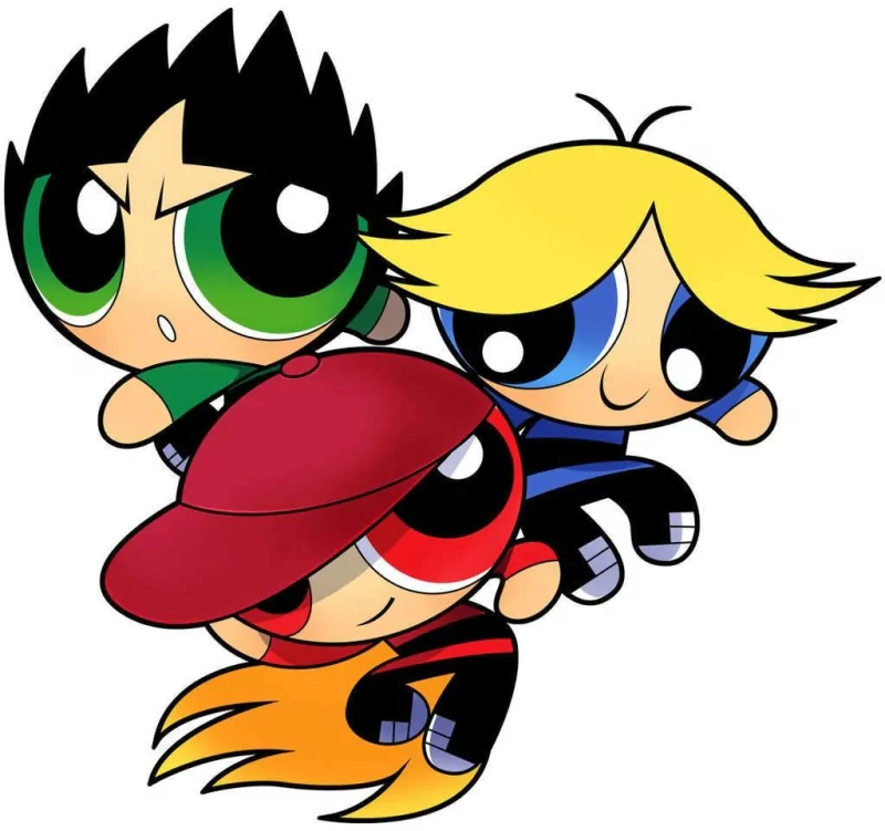 The Rowdyruff Boys Butch (Powerpuff Girls) Boomer (Powerpuff Girls) Brick ( Powerpuff Girls) TV Show The Powerpuff Girls (1998) Image