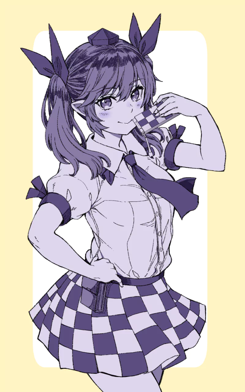 Hatate Himekaidou Anime Touhou Image