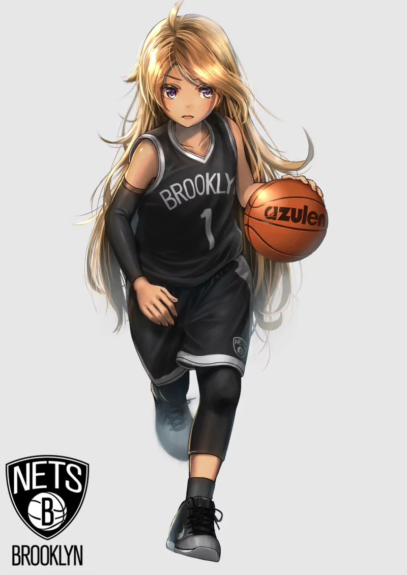 basketball Brooklyn Nets Brooklyn (Azur Lane) Anime Azur Lane Image