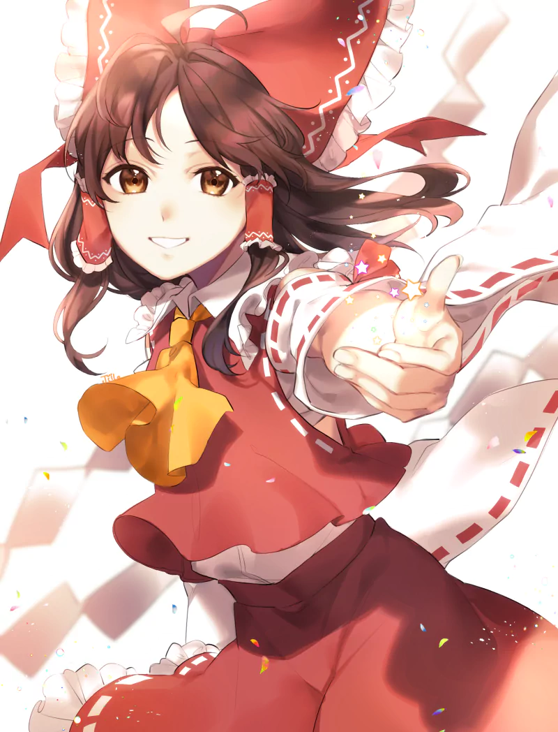 Reimu Hakurei Anime Touhou Image