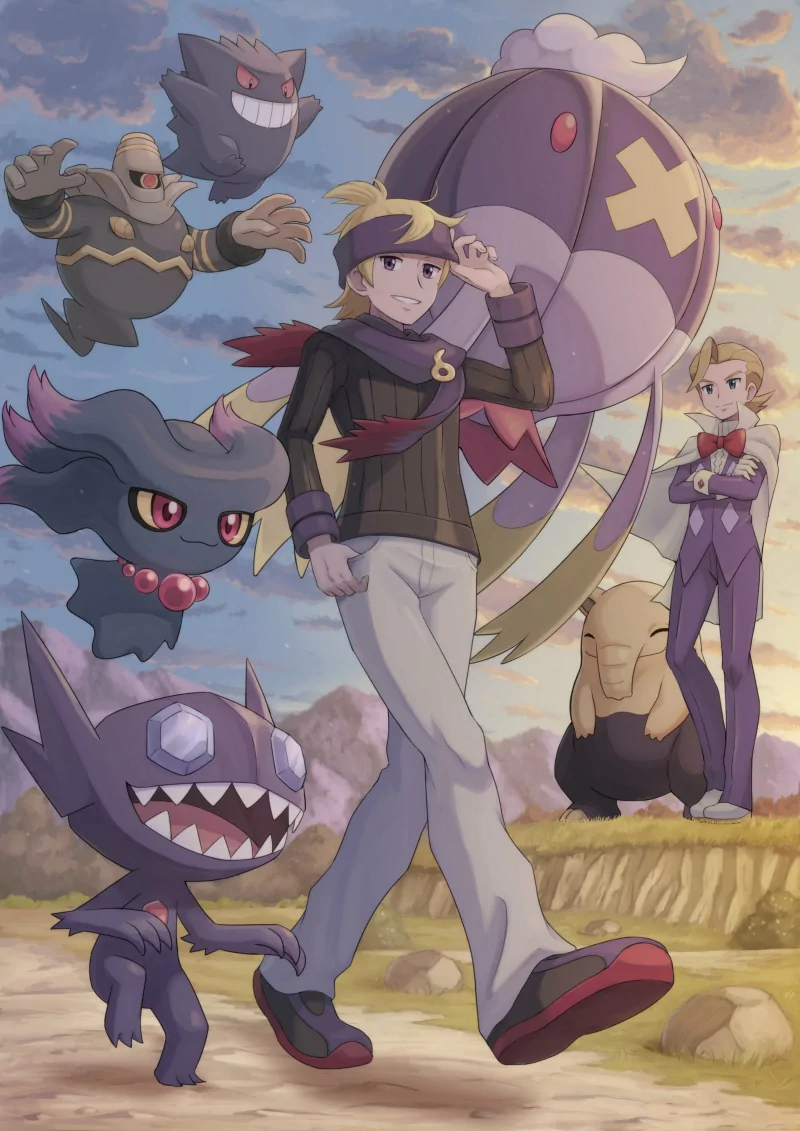 Drifblim (Pokémon) Misdreavus (Pokémon) Gengar (Pokémon) Morty (Pokémon) Eusine (Pokémon) Sableye (Pokémon) video game Pokemon Image