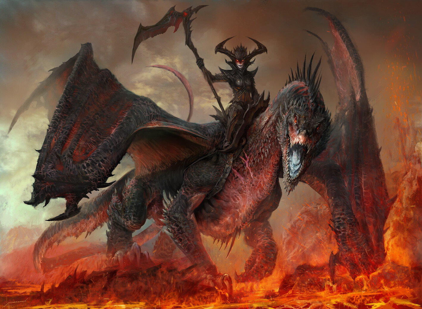 Dragon Rider by Antonio J. Manzanedo