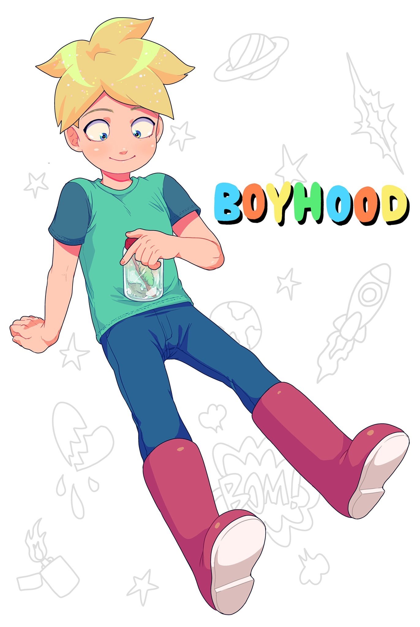 Download Boots Blonde Gary Goodspeed TV Show Final Space Art