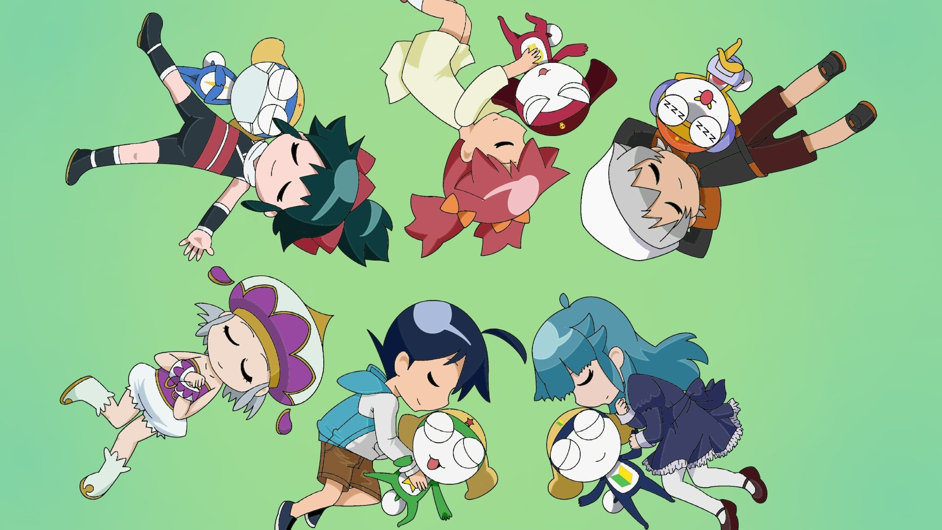 Keroro platoon (Sgt. Frog) by Z A Y N O S