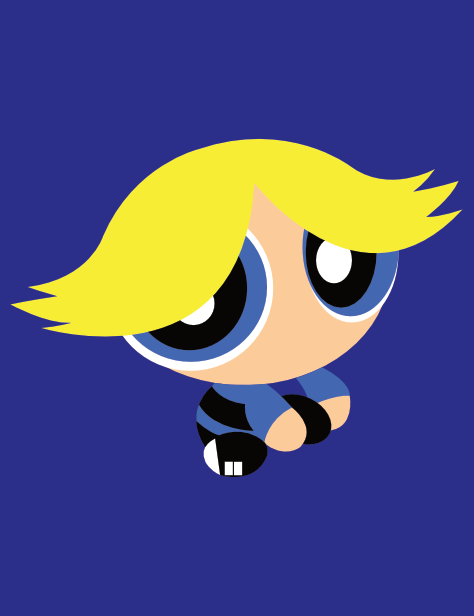 Download Minimalist Boomer (Powerpuff Girls) TV Show The Powerpuff Girls (1998) Art