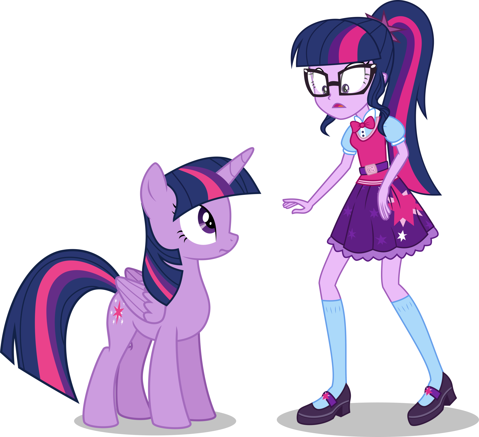 Download Twilight Sparkle Sci-Twi (My Little Pony) TV Show My Little Pony: Equestria Girls Art