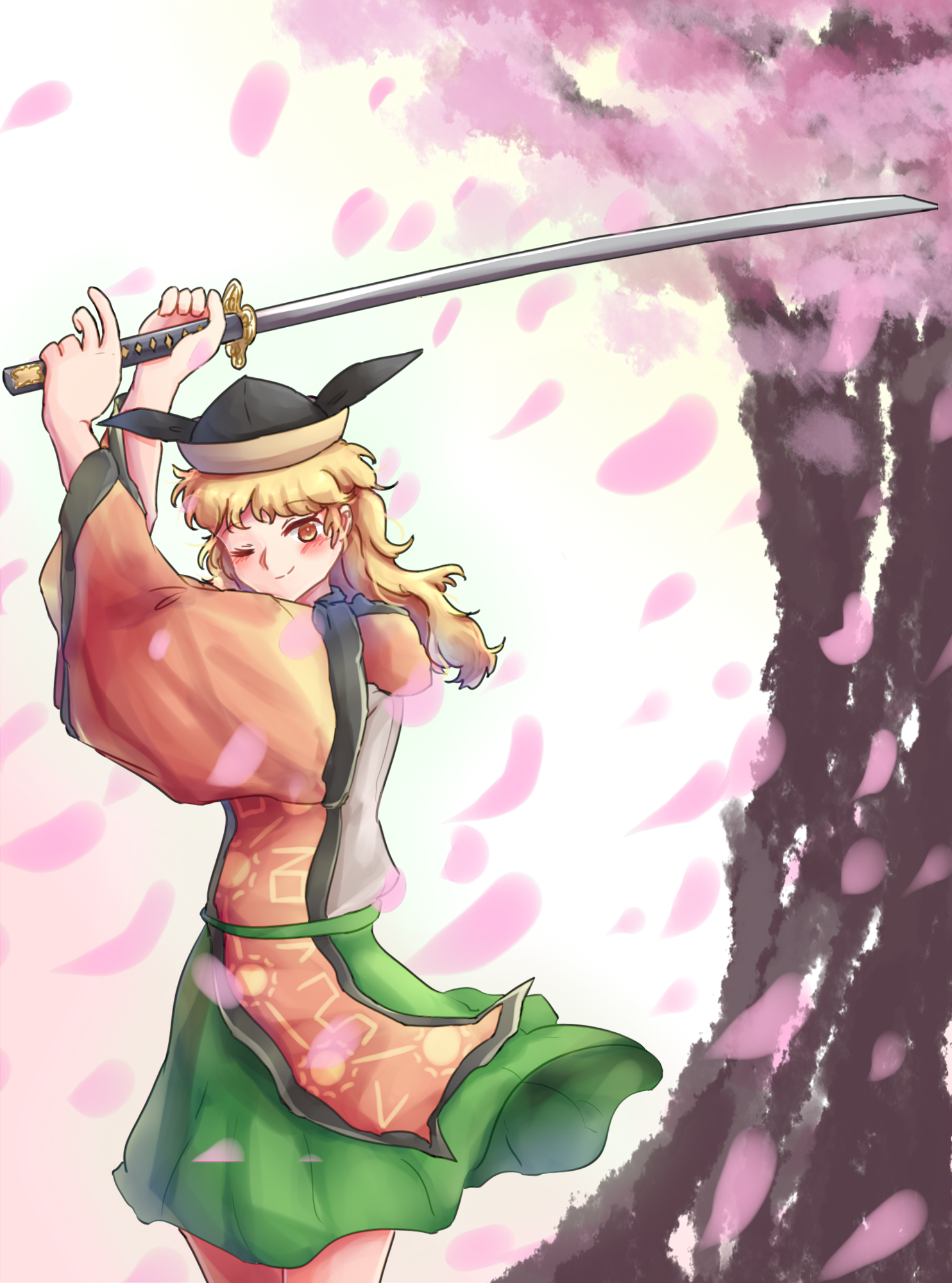 Download Okina Matara Anime Touhou Art