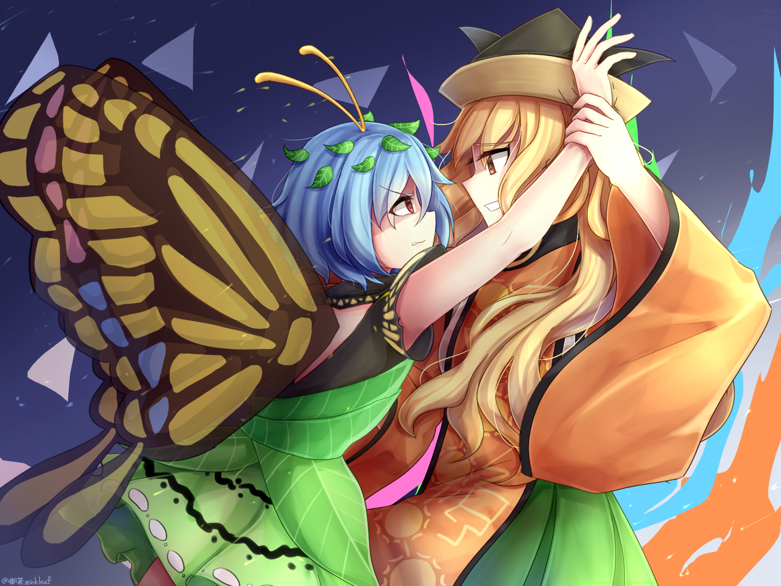 Download Okina Matara Eternity Larva Anime Touhou Art