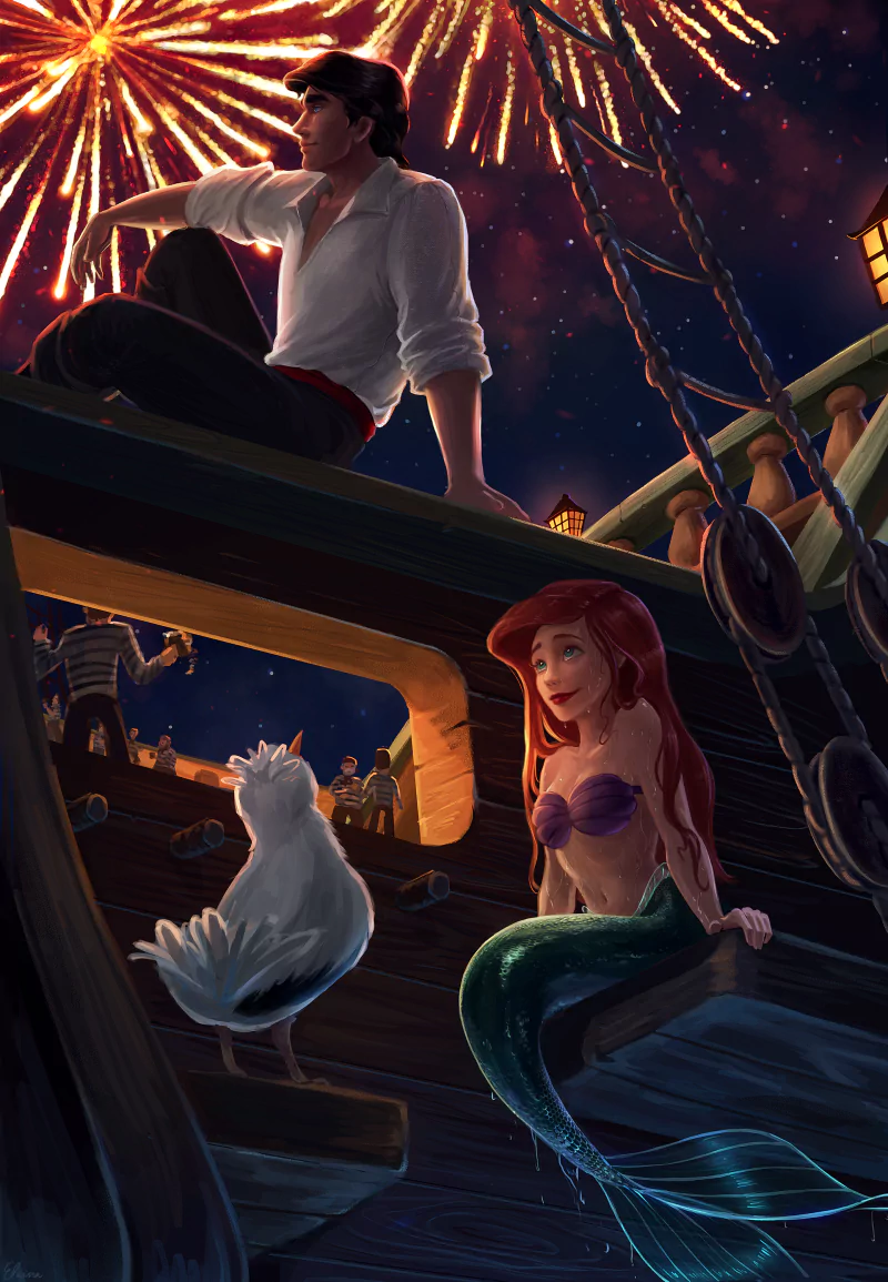 mermaid Prince Eric Scuttle (The Little Mermaid) Ariel (The Little Mermaid) movie The Little Mermaid (1989) Image