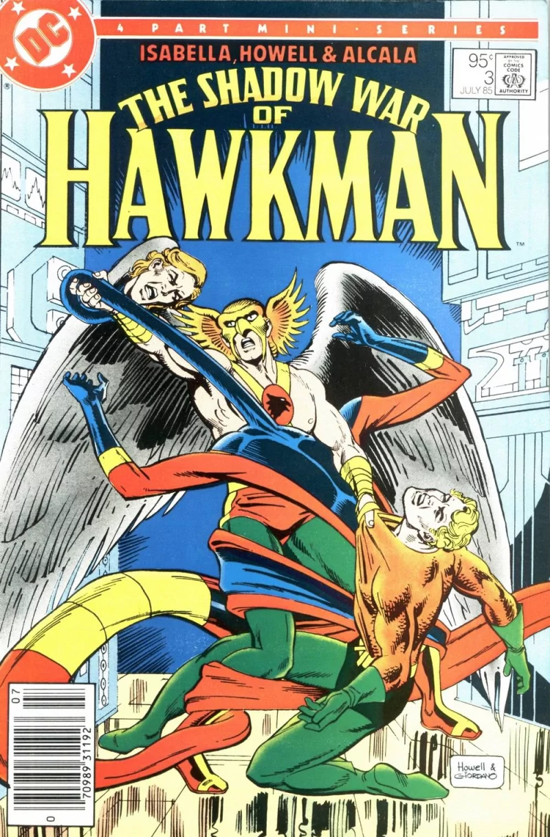 Aquaman Elongated Man Katar Hol Hawkman (DC Comics) Comic The Shadow War of Hawkman Image