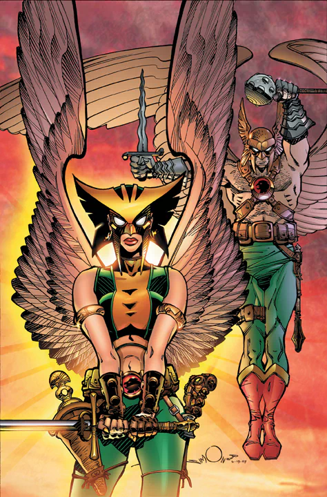 Carter Hall Kendra Sanders Hawkman (DC Comics) Hawkgirl (DC Comics) Comic Hawkgirl Image