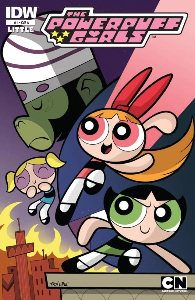IDW Comics Mojo Jojo Buttercup (Powerpuff Girls) Bubbles (Powerpuff Girls) Blossom (Powerpuff Girls) Comic The Powerpuff Girls Image