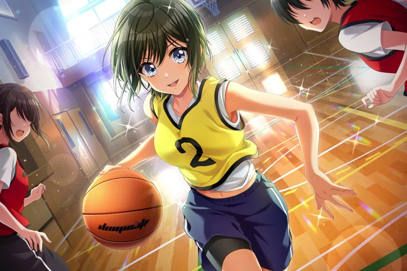  Maho Akashi playing Basketball