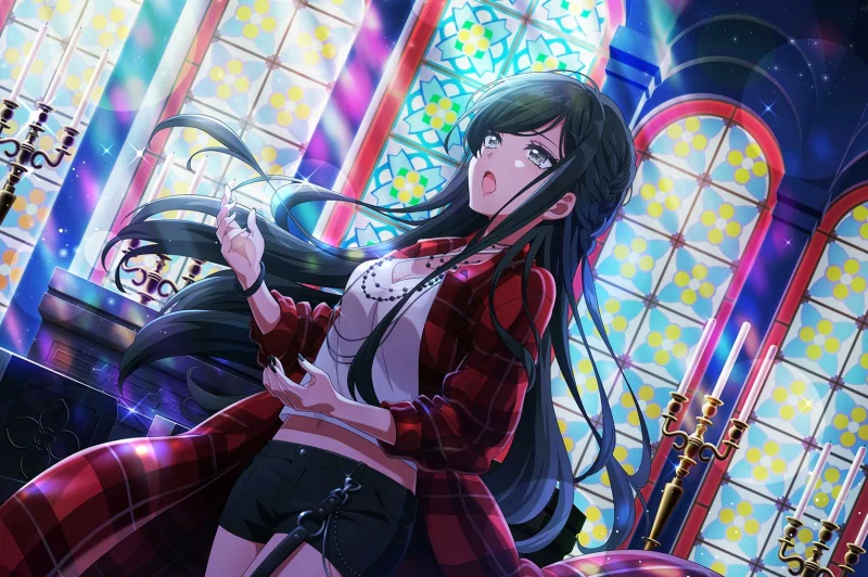  Tsubaki Aoyagi singing in a Church