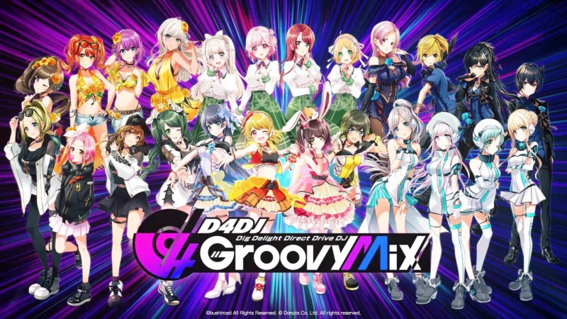  The whole Cast of D4DJ