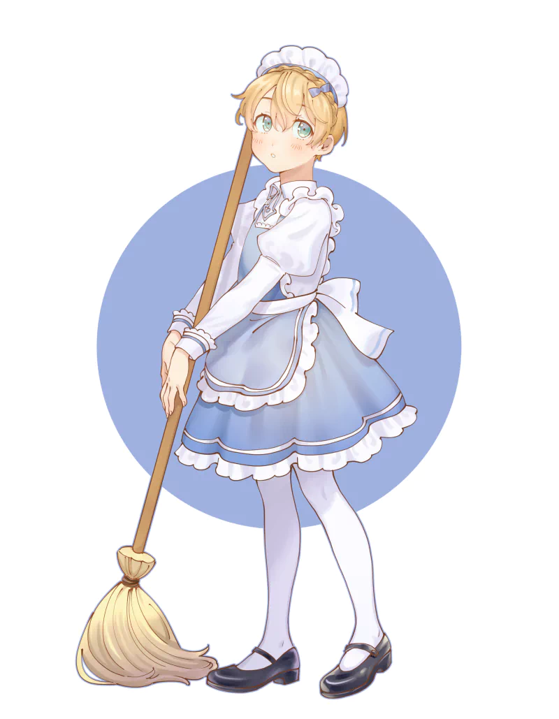 cross-dressing maid Eugeo (Sword Art Online) Anime Sword Art Online: Alicization Image