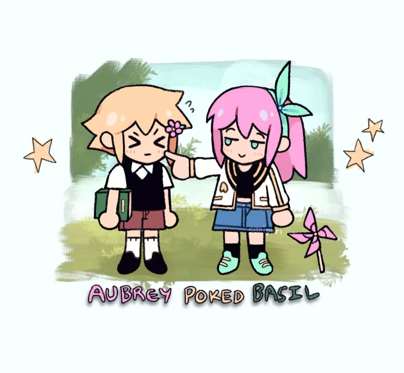 Aubrey (Omori) Basil (Omori) video game OMORI Image