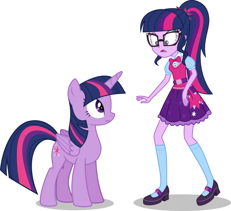 Twilight Sparkle Sci-Twi (My Little Pony) TV Show My Little Pony: Equestria Girls Image