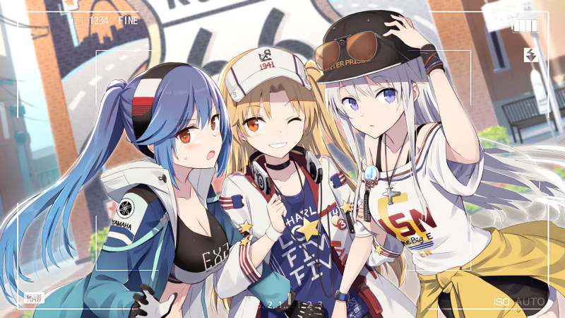Enterprise (Azur Lane) Cleveland (Azur Lane) Essex (Azur Lane) Anime Azur Lane Image