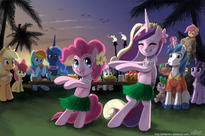 Sweetie Belle Scootaloo (My Little Pony) Princess Luna Apple Bloom Rainbow Dash Spike (My Little Pony) Shining Armor Twilight Sparkle Pinkie Pie Princess Cadance TV Show My Little Pony: Friendship Is Magic Image