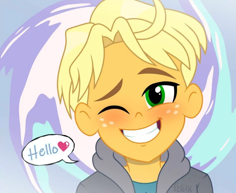 freckles smile wink Ragamuffin (My Little Pony) TV Show My Little Pony: Equestria Girls Image