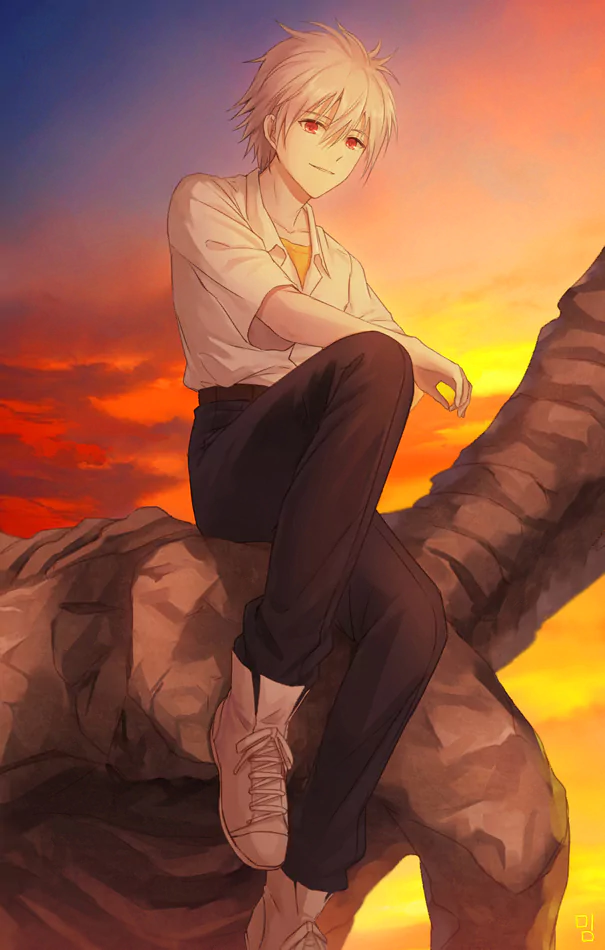 Kaworu Nagisa Anime Neon Genesis Evangelion Image