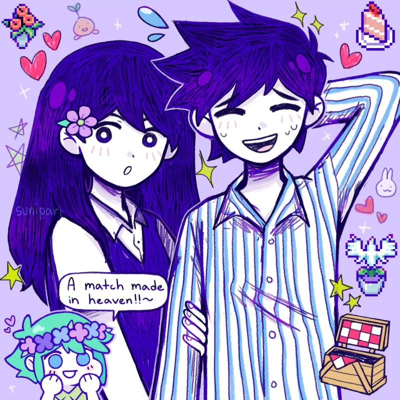 Basil (Omori) Hero (Omori) Mari (Omori) video game OMORI Image