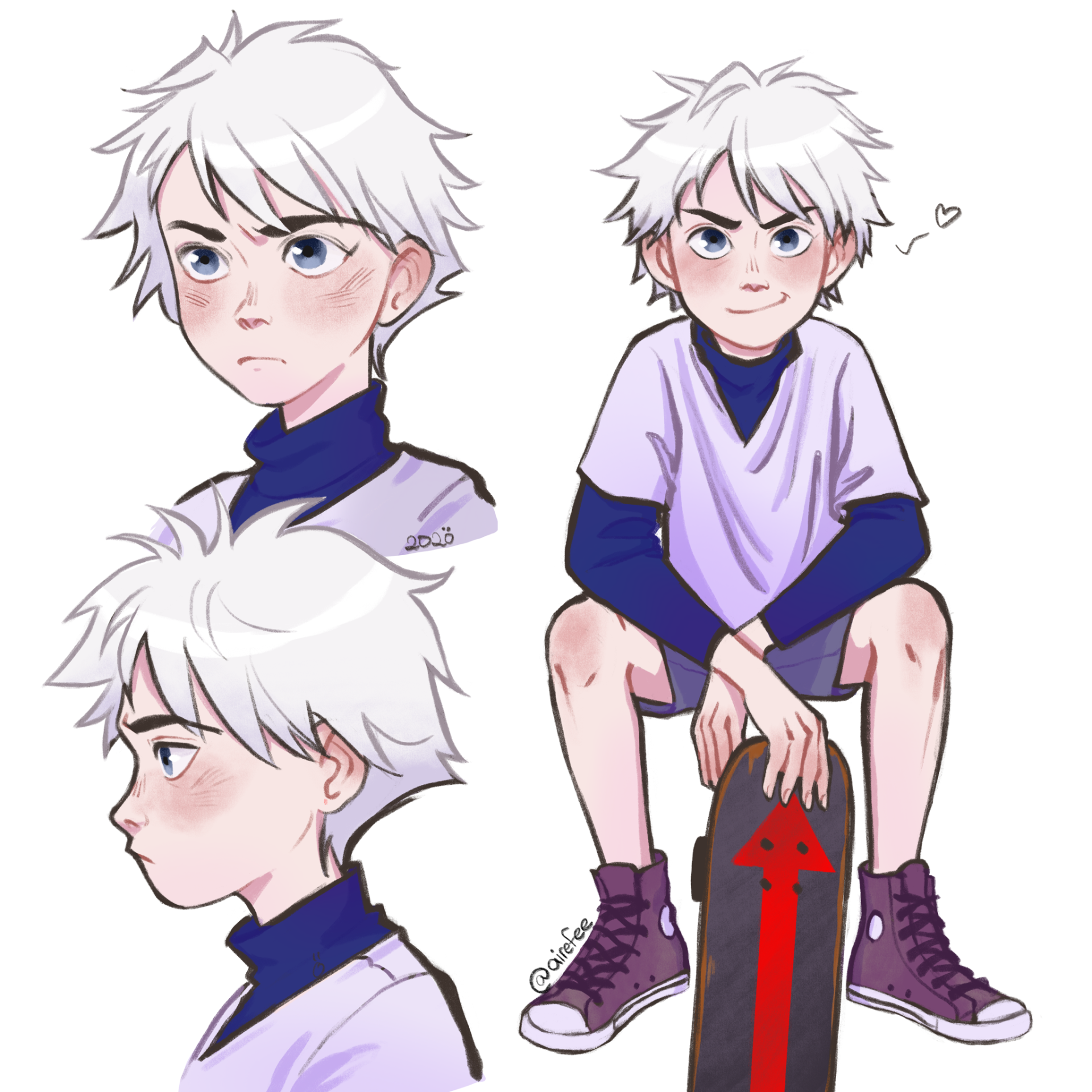 Download Killua Zoldyck Anime Hunter X Hunter Art