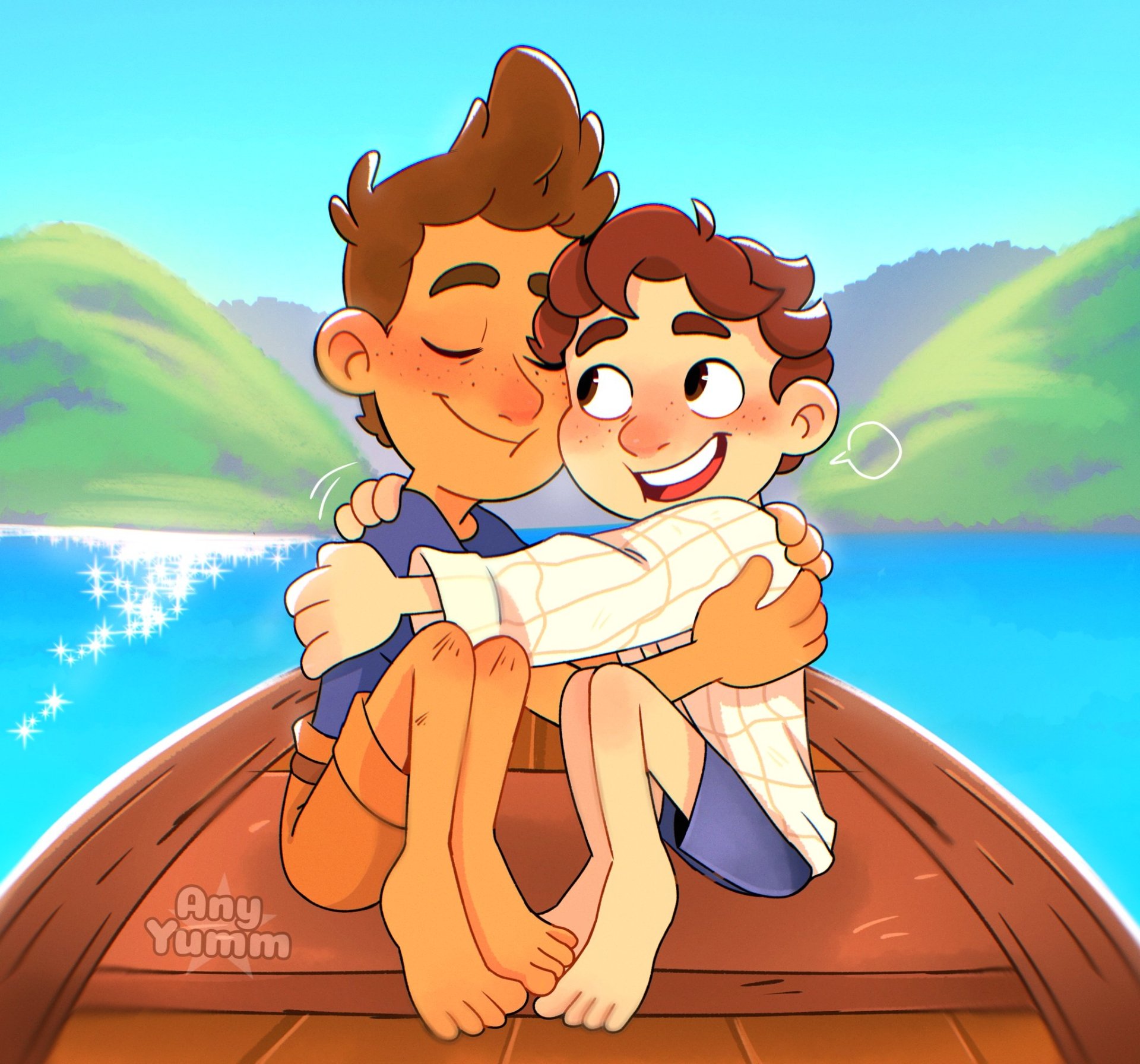 Download Hug Alberto Scorfano Luca Paguro Movie Luca Art