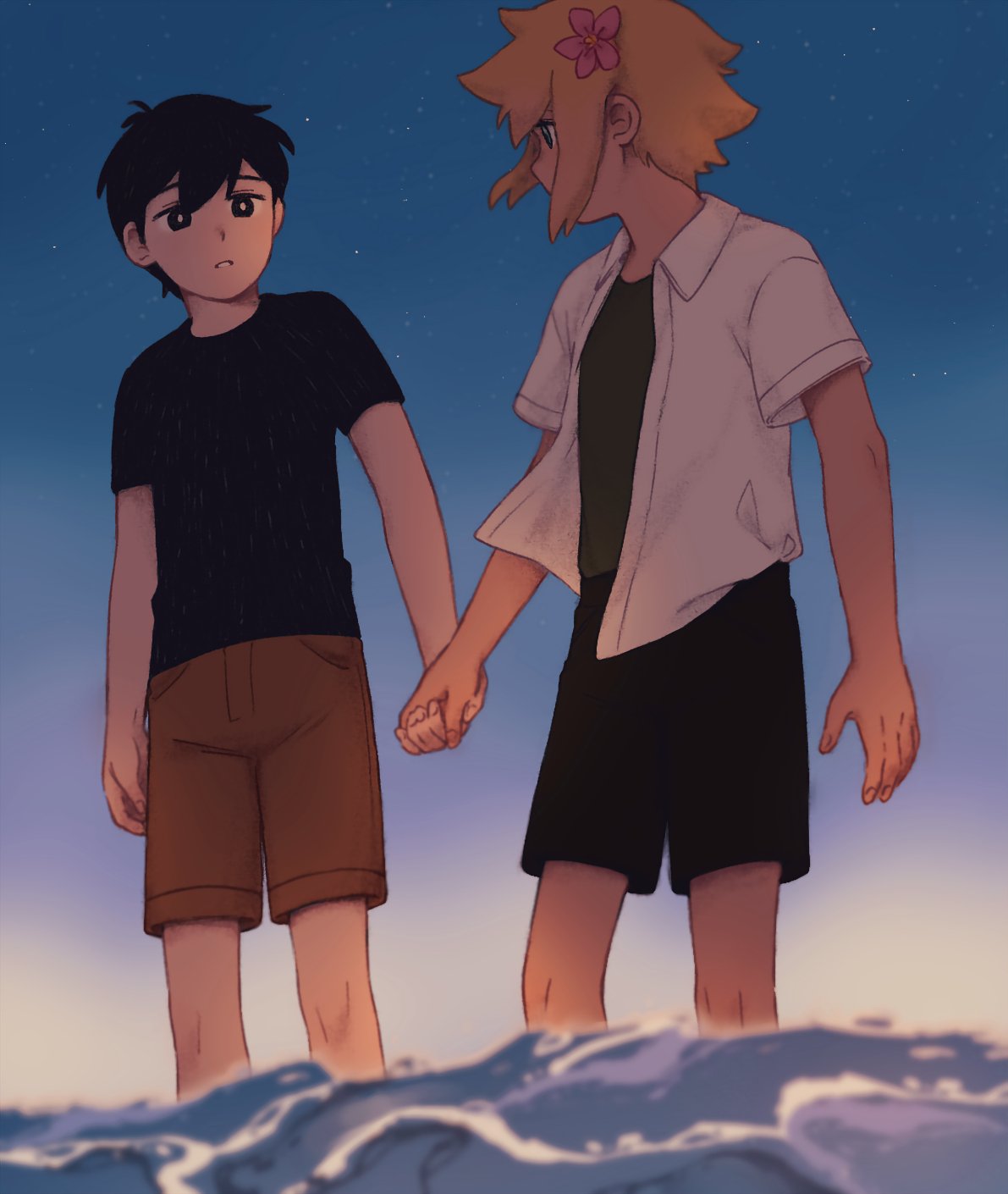 Download OMORI Water Basil (Omori) Sunny (Omori) Video Game Art