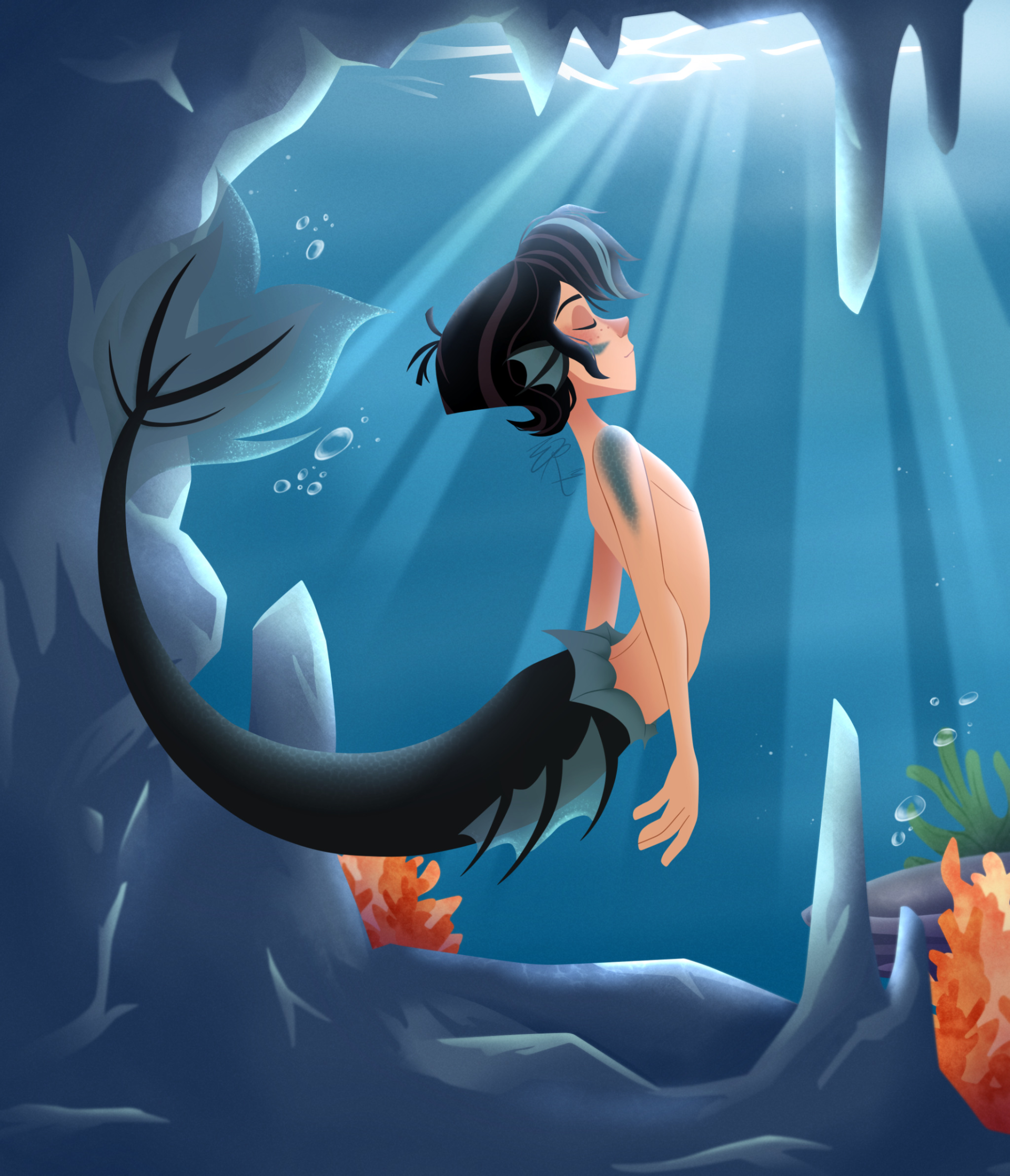 Download Merman Varian (Tangled) TV Show Tangled: The Series Art
