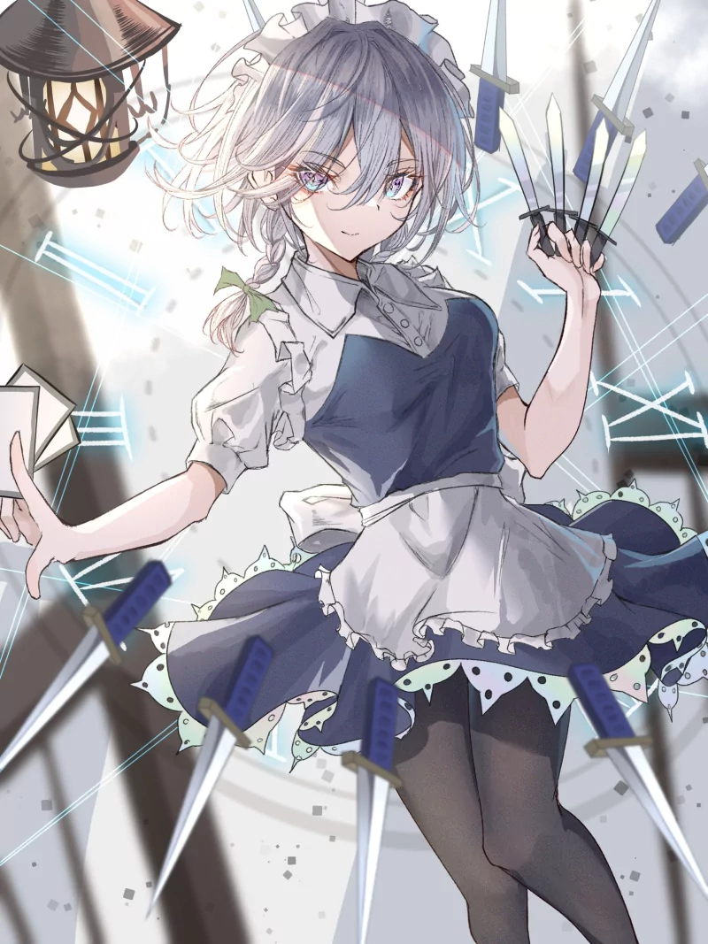 Sakuya Izayoi Anime Touhou Image