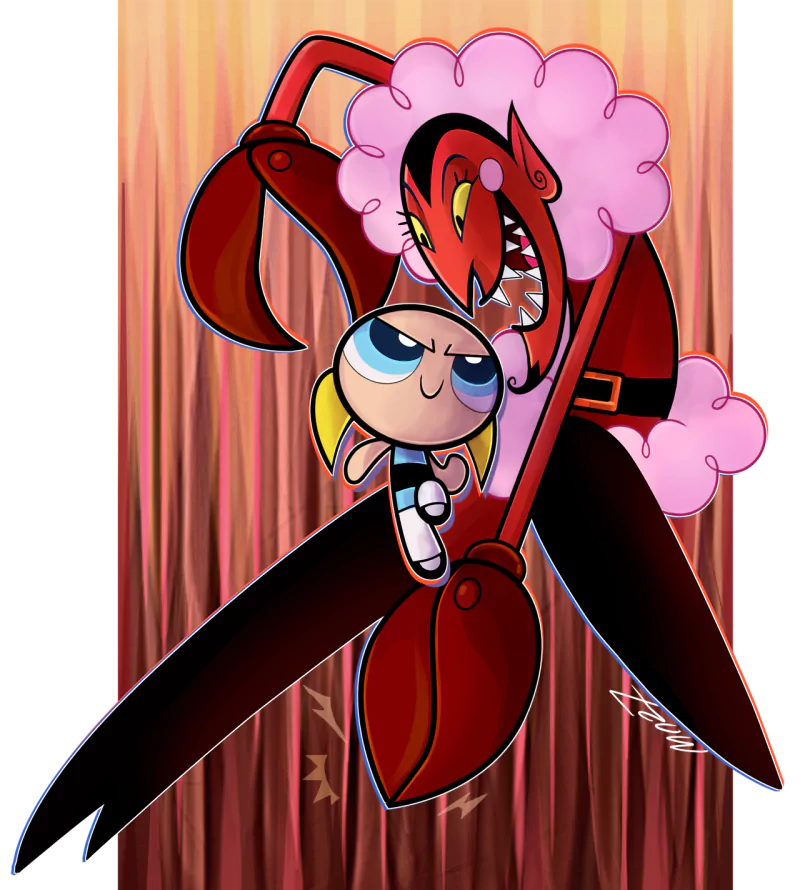 Him (Powerpuff Girls) Bubbles (Powerpuff Girls) TV Show The Powerpuff Girls (1998) Image