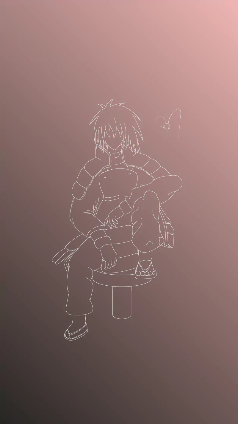  Madarin - Uchiha Madara Line Art
