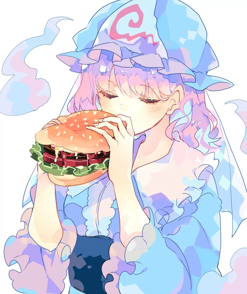 Yuyuko Saigyouji Anime Touhou Image
