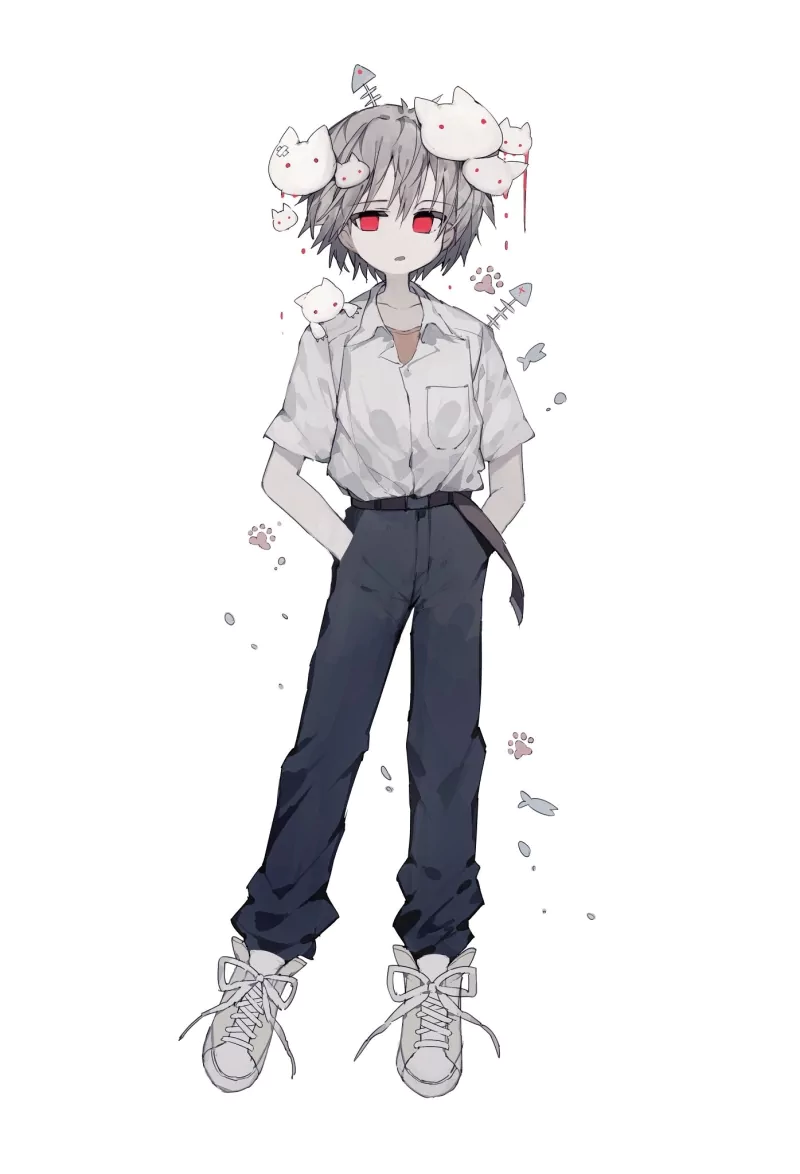 Kaworu Nagisa Anime Neon Genesis Evangelion Image