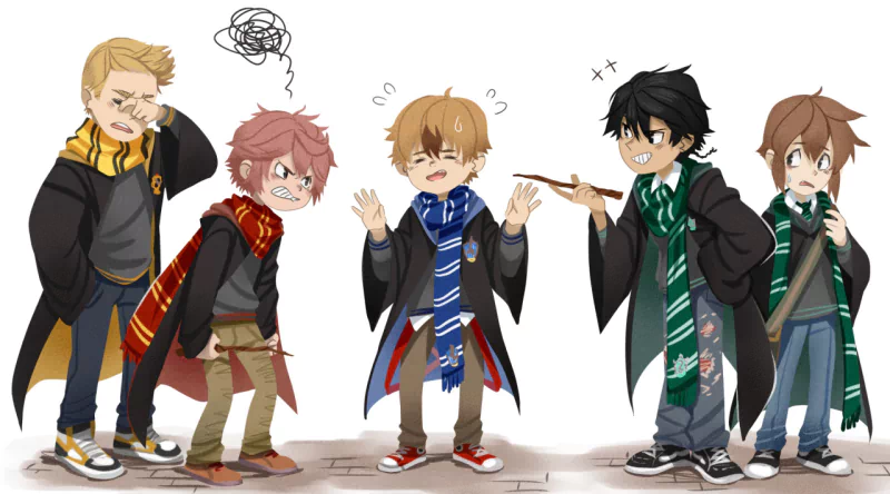 wizard Harry Potter Eric Bermúdez Parejo Cody Lozano Blasco Felix López Dorado David García Martínez Tobias Ruiz Castro Comic crossover Image