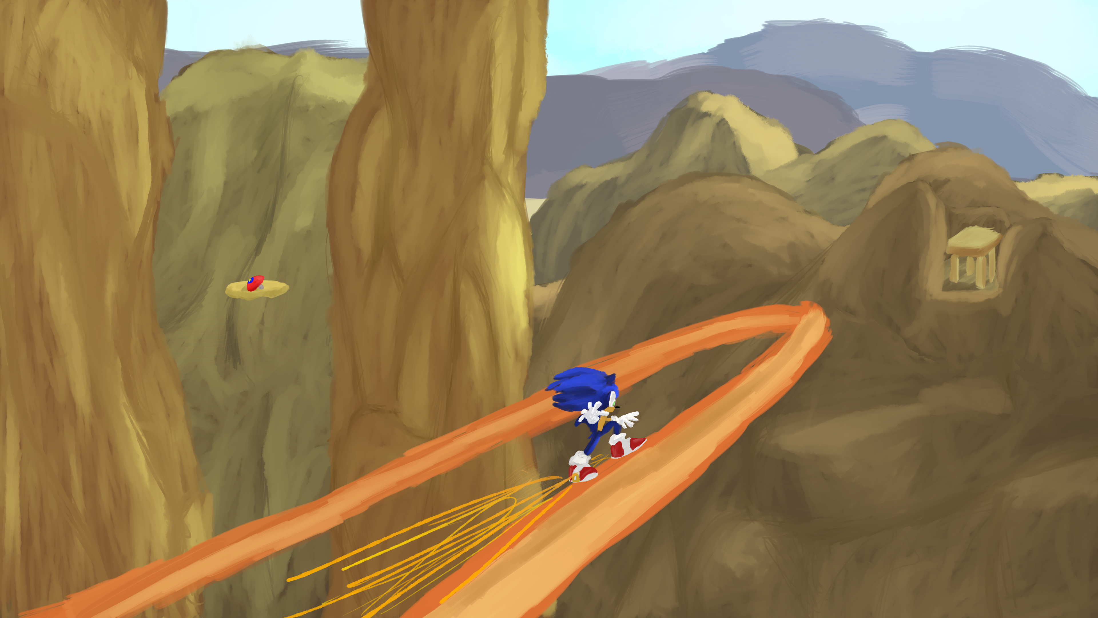 Arid Sands (Day) - Sonic Unleashed by BlitzPlum