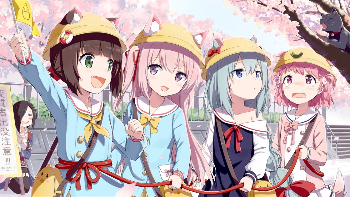 Download Ark Royal (Azur Lane) Uzuki (Azur Lane) Mikazuki (Azur Lane) Kisaragi (Azur Lane) Mutsuki (Azur Lane) Anime Azur Lane Art