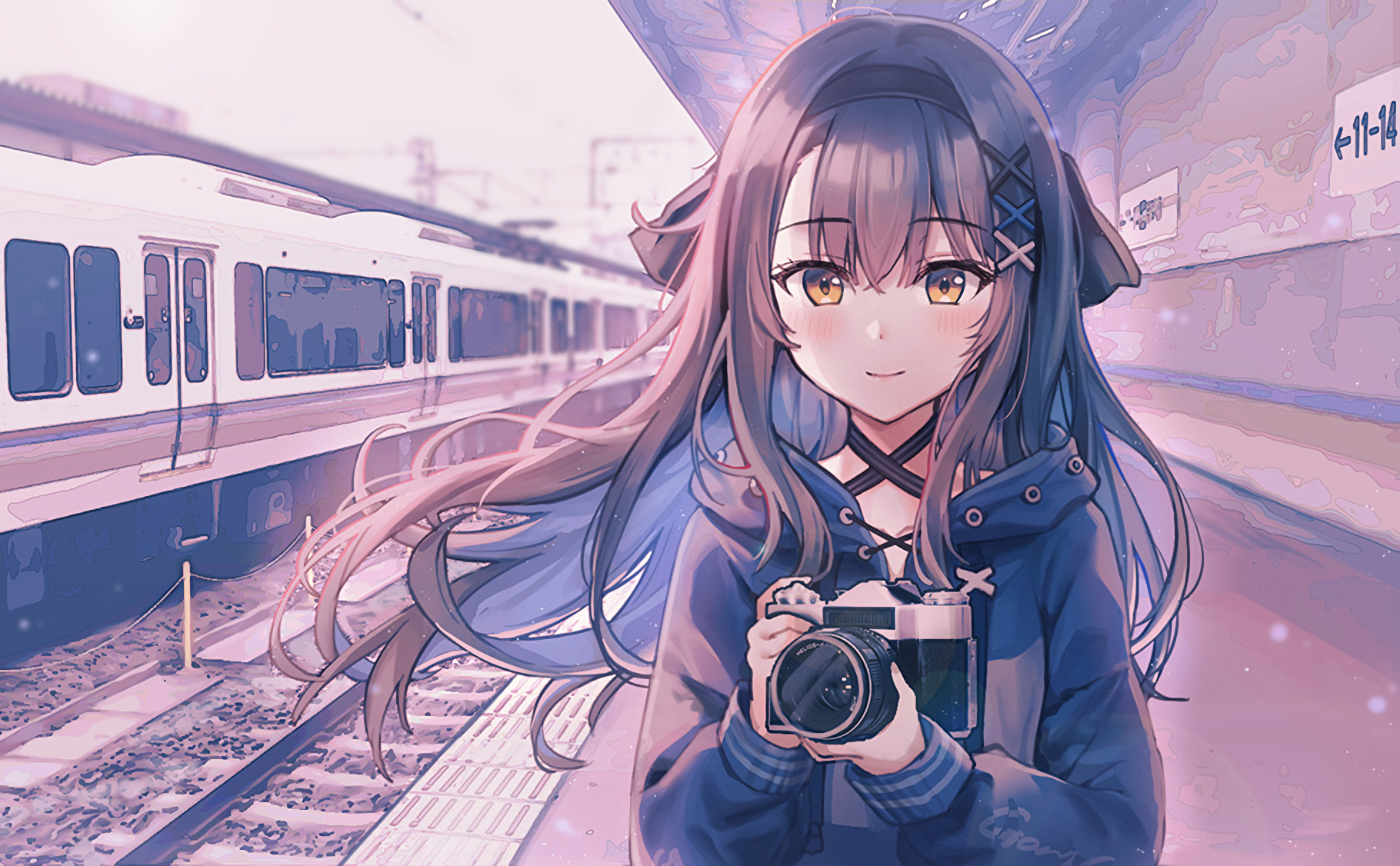 Download Camera Anime Girl Anime Girl Art