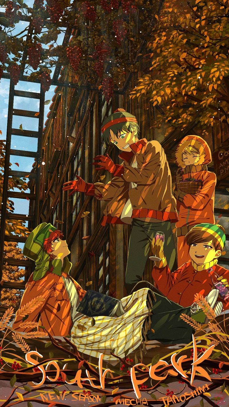 Kenny McCormick Eric Cartman Stan Marsh Kyle Broflovski TV Show South Park Image