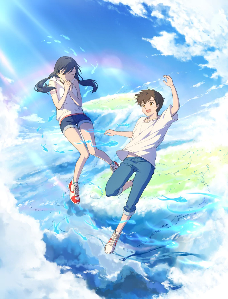 Hodaka Morishima Hina Amano Anime Weathering with You Image