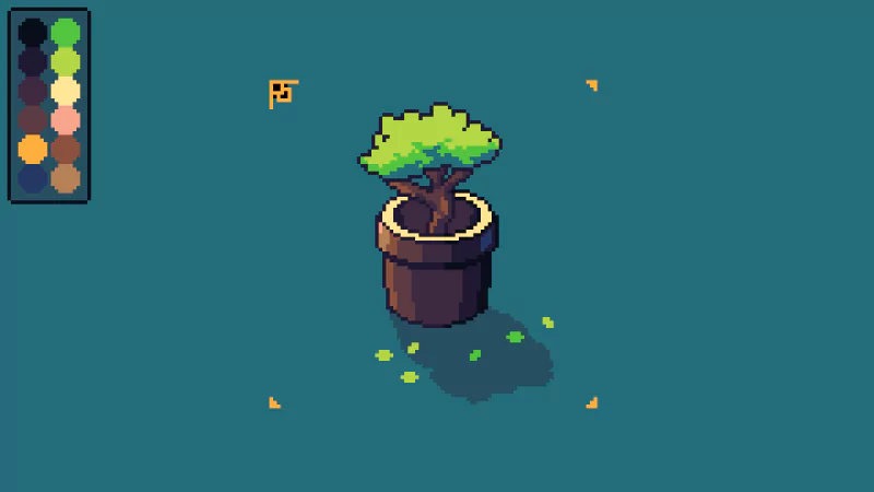  small potted tree