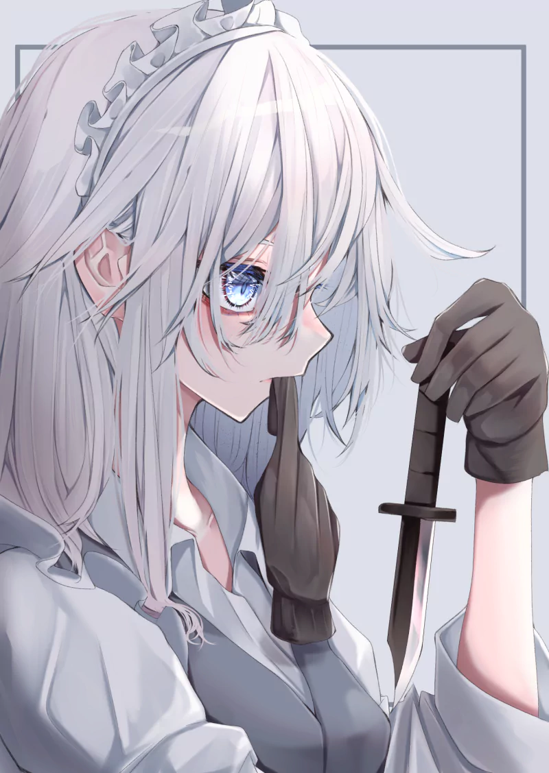 Sakuya Izayoi Anime Touhou Image