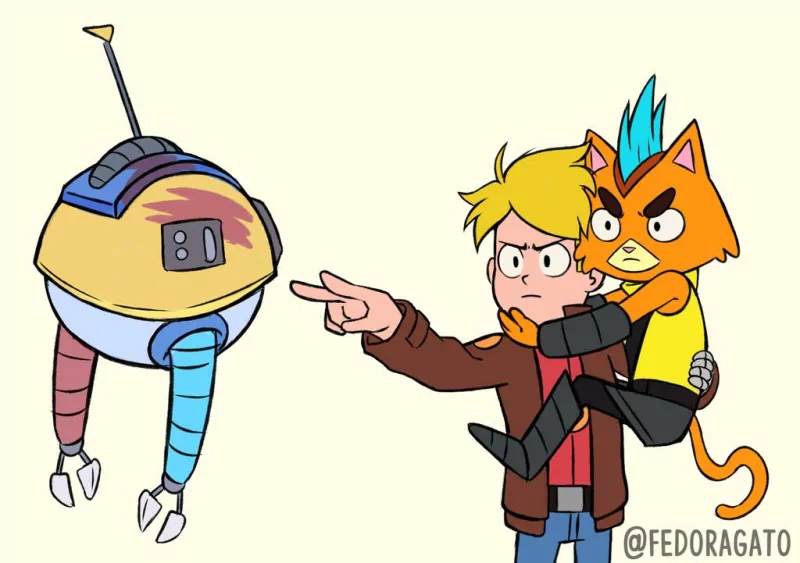 KVN (Final Space) Little Cato (Final Space) Gary Goodspeed TV Show Final Space Image