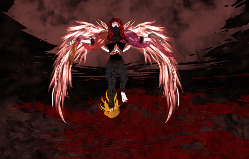  The angel of the volcano