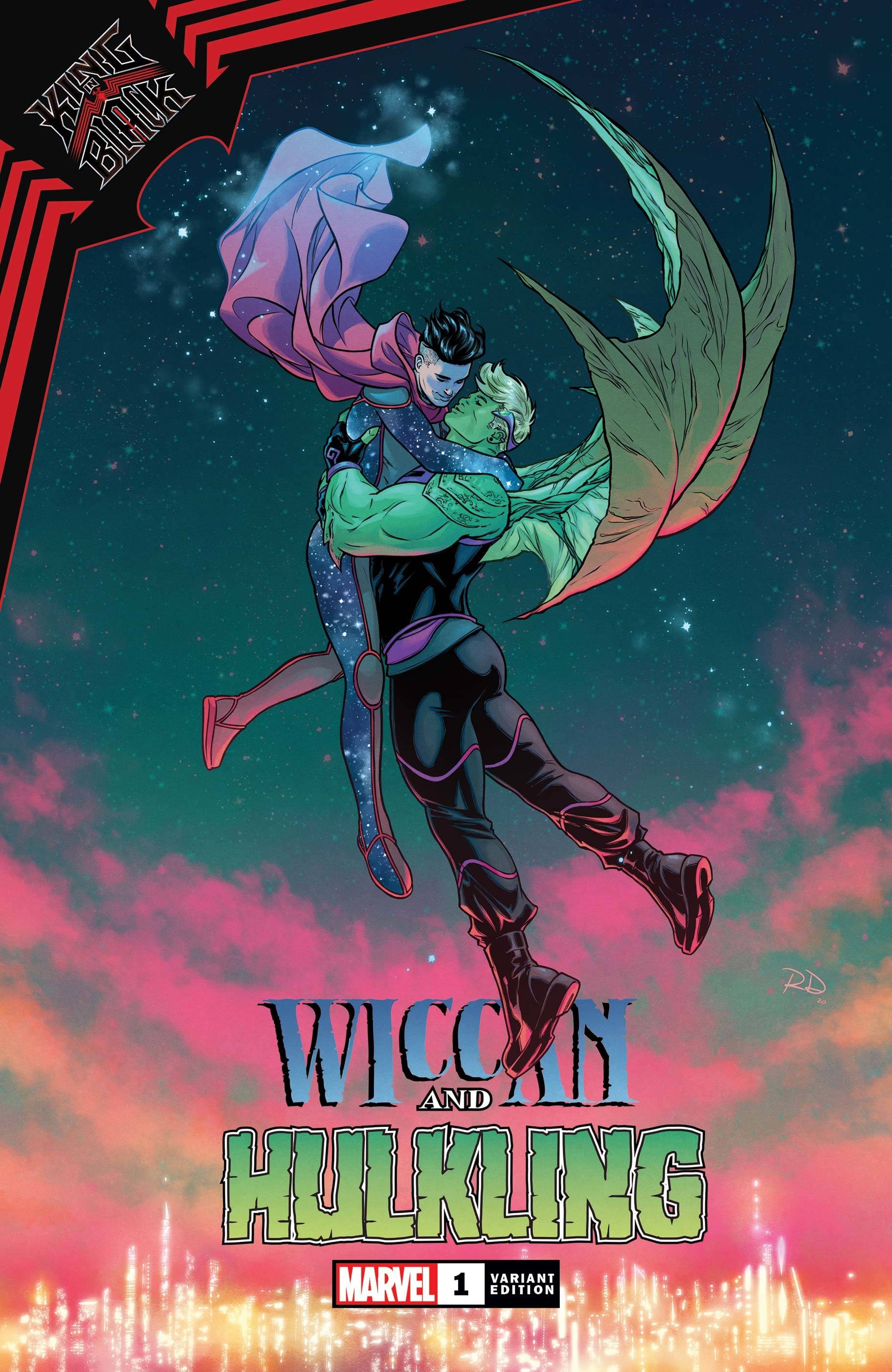 Wiccan And Hulkling Art