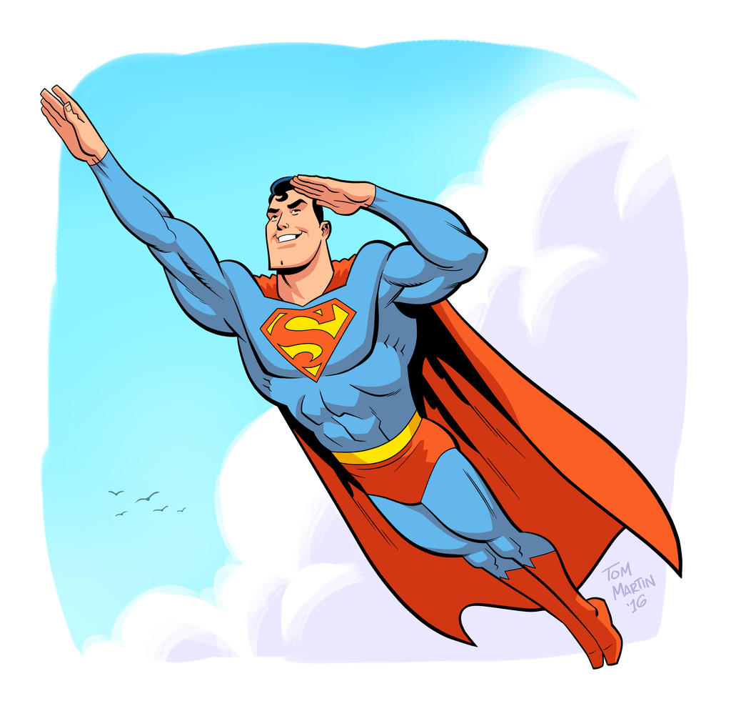 Superman Art by Tom Martin